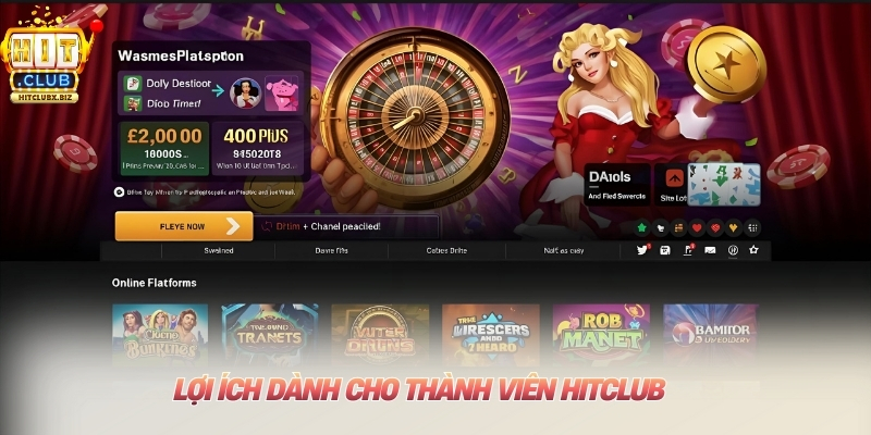 Đăng ký Hitclub Lợi ích dành cho thành viên Hitclub