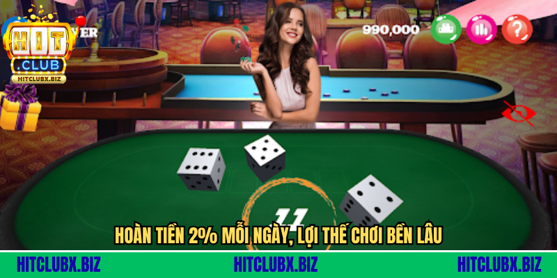 Xúc xắc 3D và dealer live tạo trải nghiệm thật