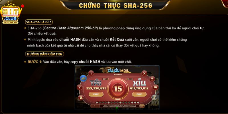 Mã MD5 tại HITCLUB hoạt động theo quy trình khép kín